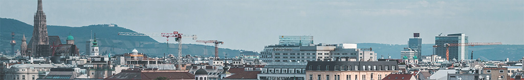 Skyline von Belvedere aus gesehen